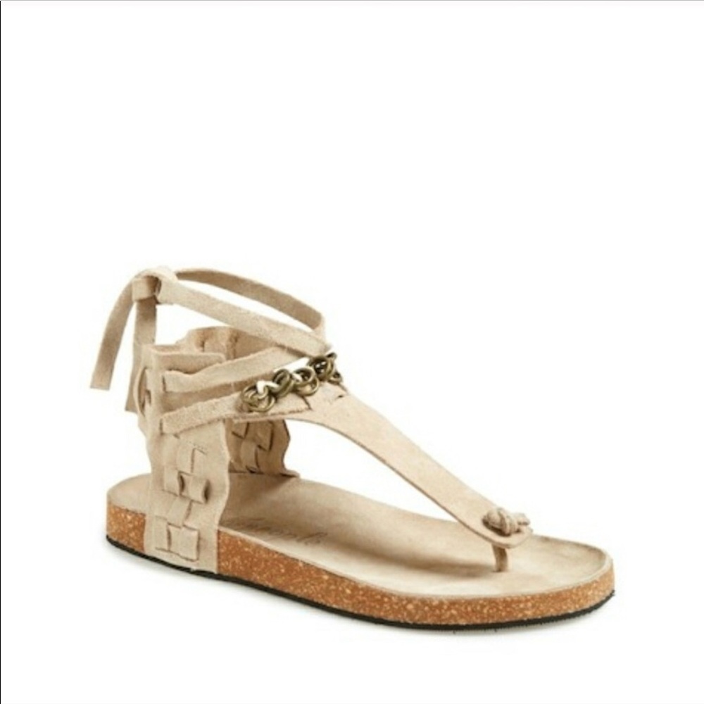 Free People Collin Ankle Wrap Sandals Sz 9 NWOT